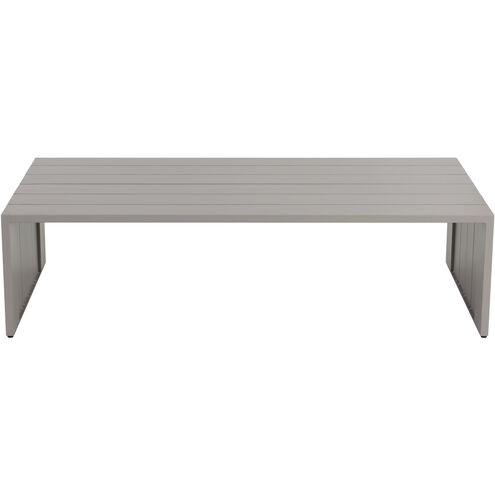 Verin 60 X 31.25 inch Greige Outdoor Coffee Table